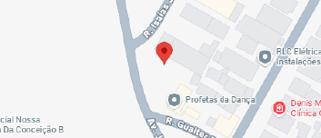 Mapa com endereço da Attenti Seguros